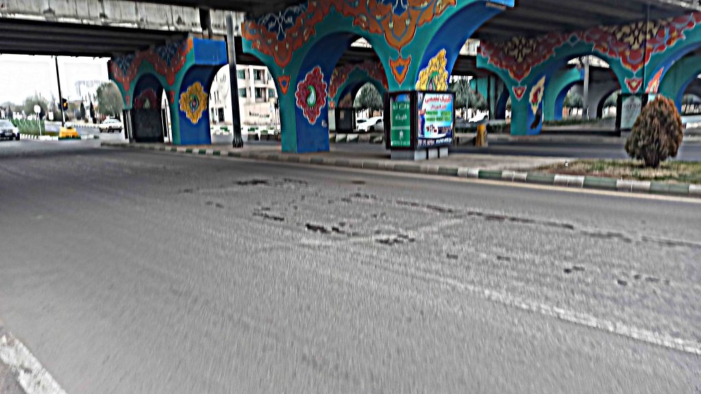 کنده شدن آسفالت، زنجان